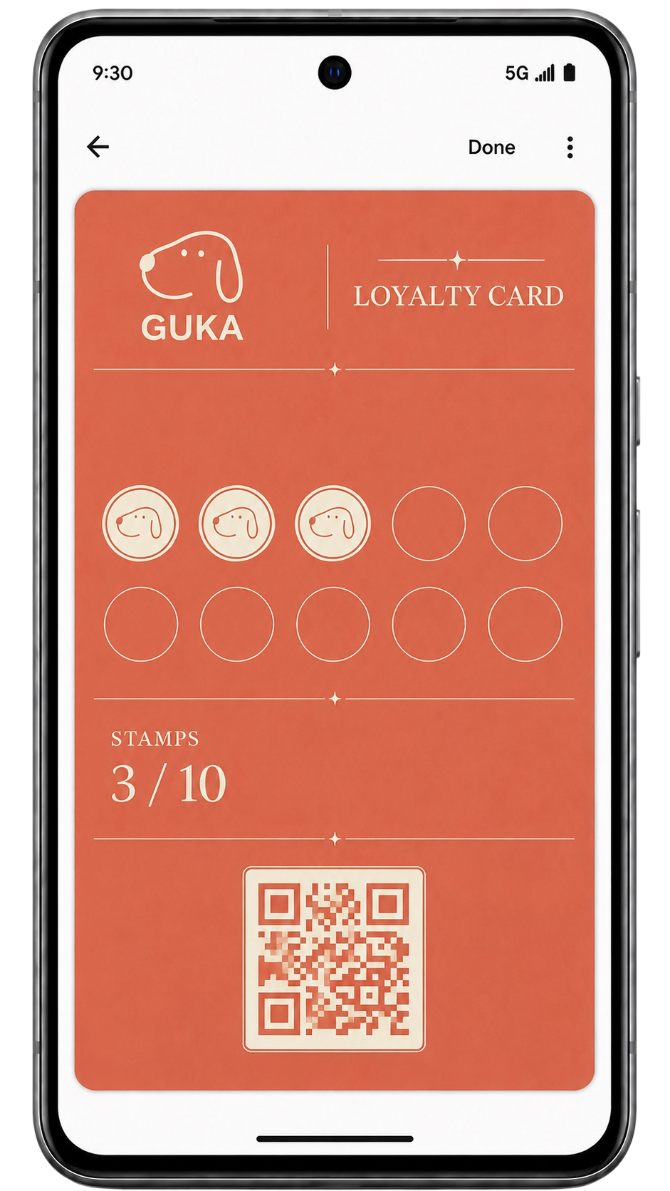 guka loyalty card in Apple Wallet